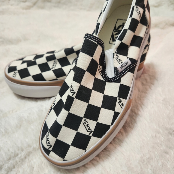 Vans Checkerboard Slip-On Shoes - Picture 1 of 5
